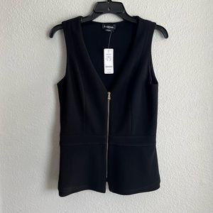 Zip Front Vest Top | Bebe